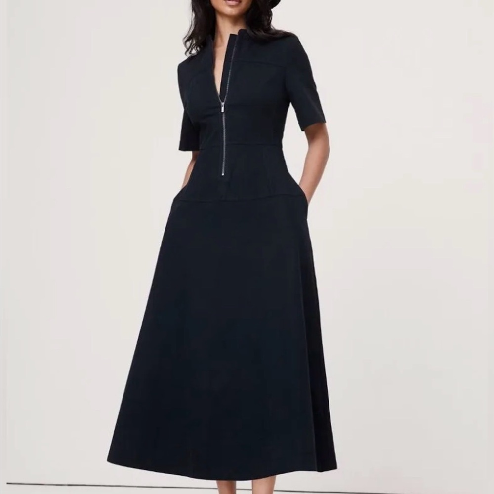 Banana Republic Maxi Dress with Front Zip